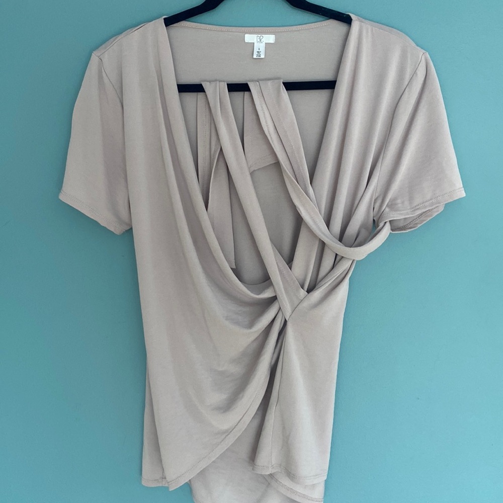 Pale Pink BP Wrap Top Size S